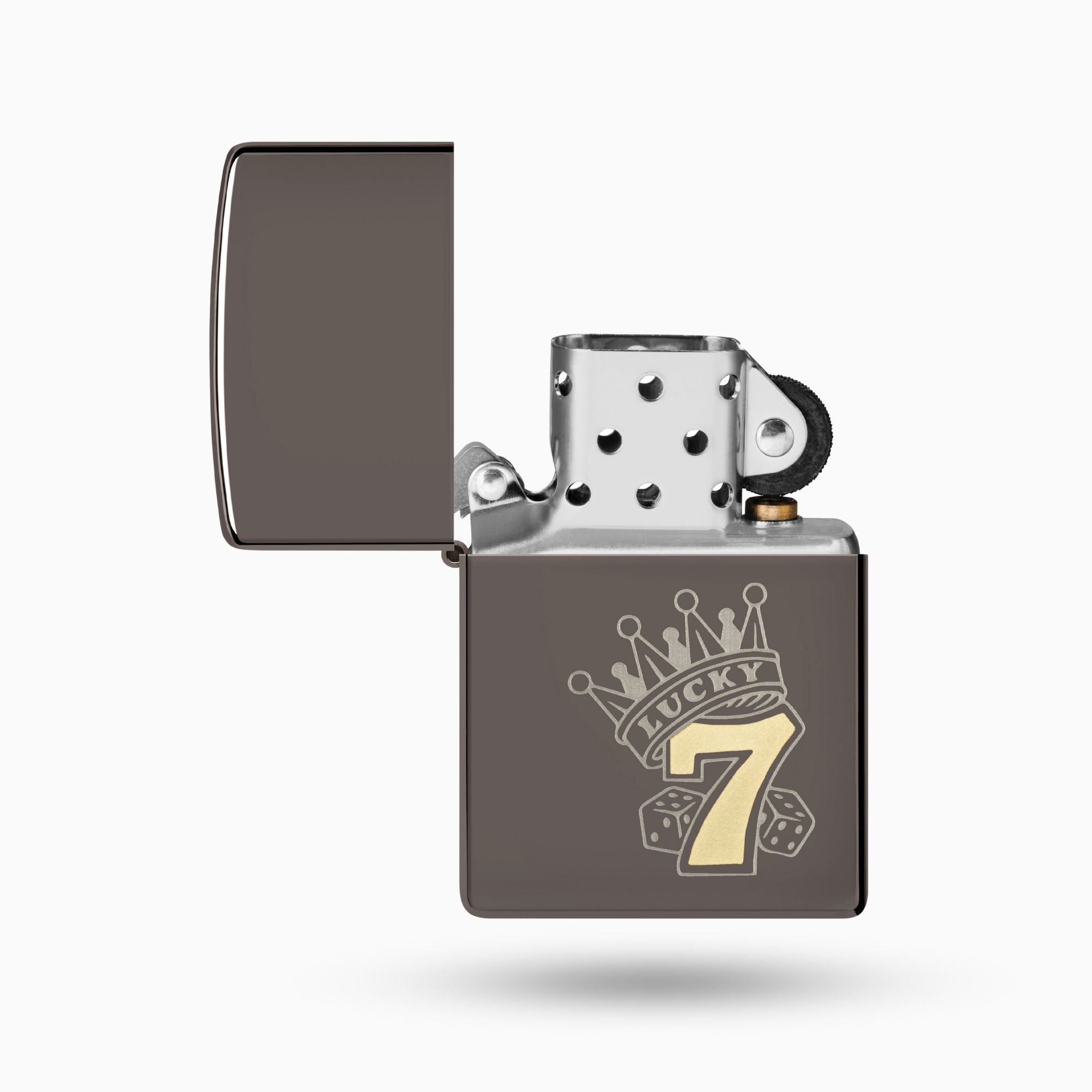 Zippo Lucky 7 Black Ice Windproof Lighter