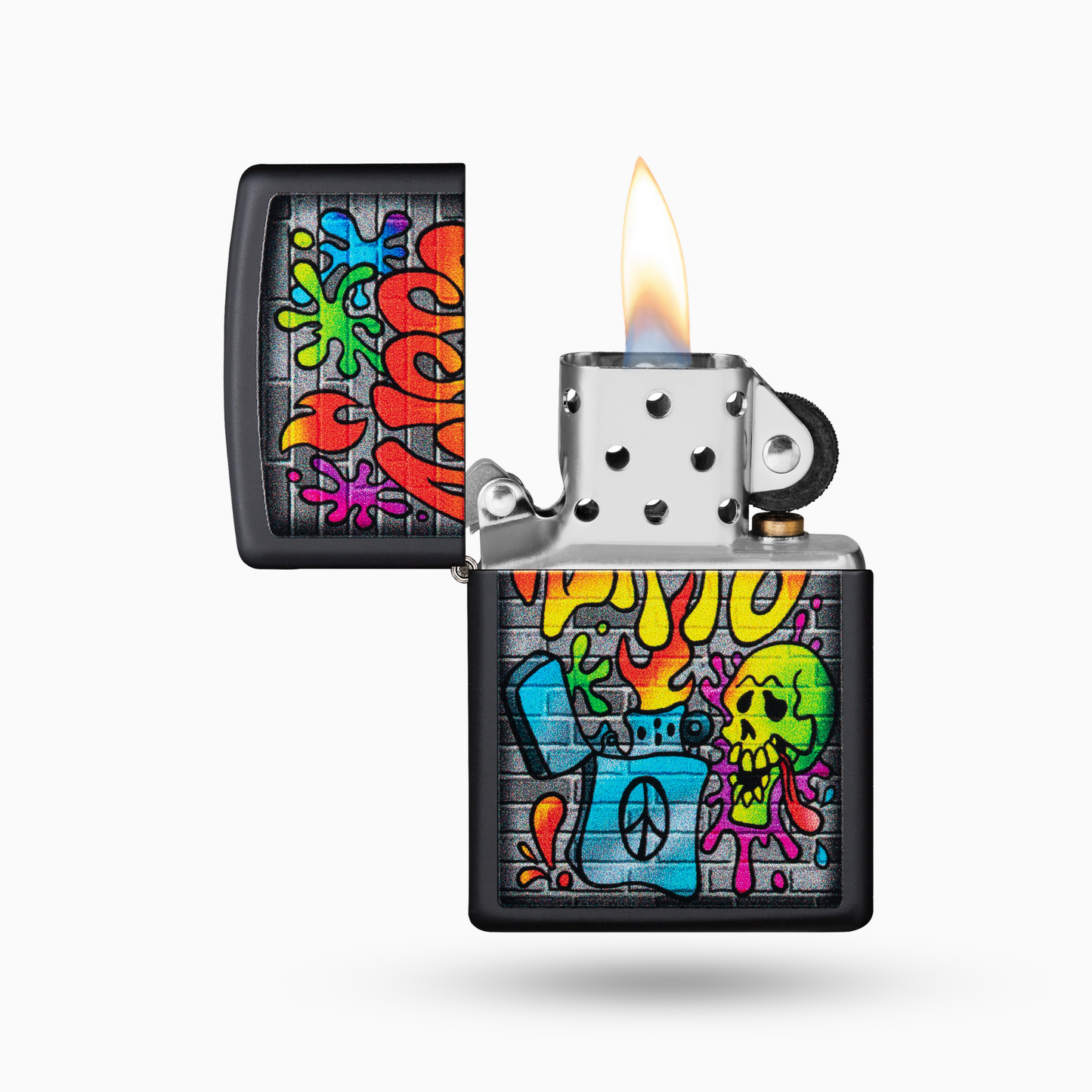 Zippo Street Art Design Windproof Lighter