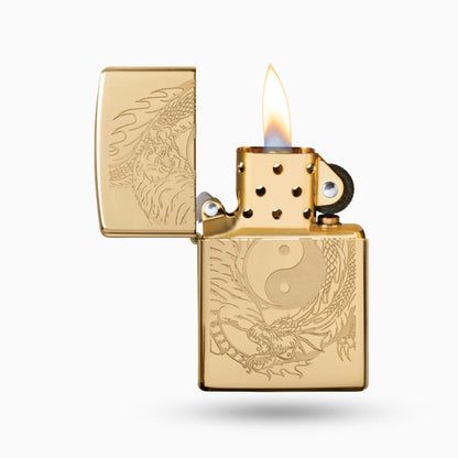 Zippo Tiger and Dragon Design Windproof Lighter