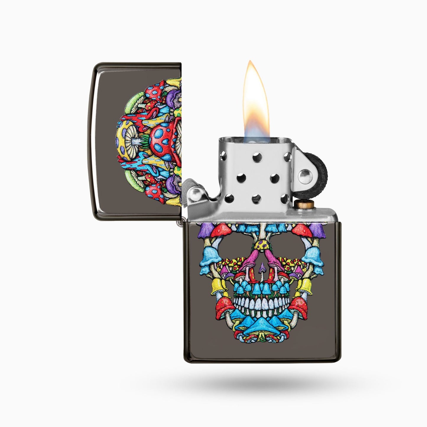 Zippo Mushroom Skull Windproof Lighter