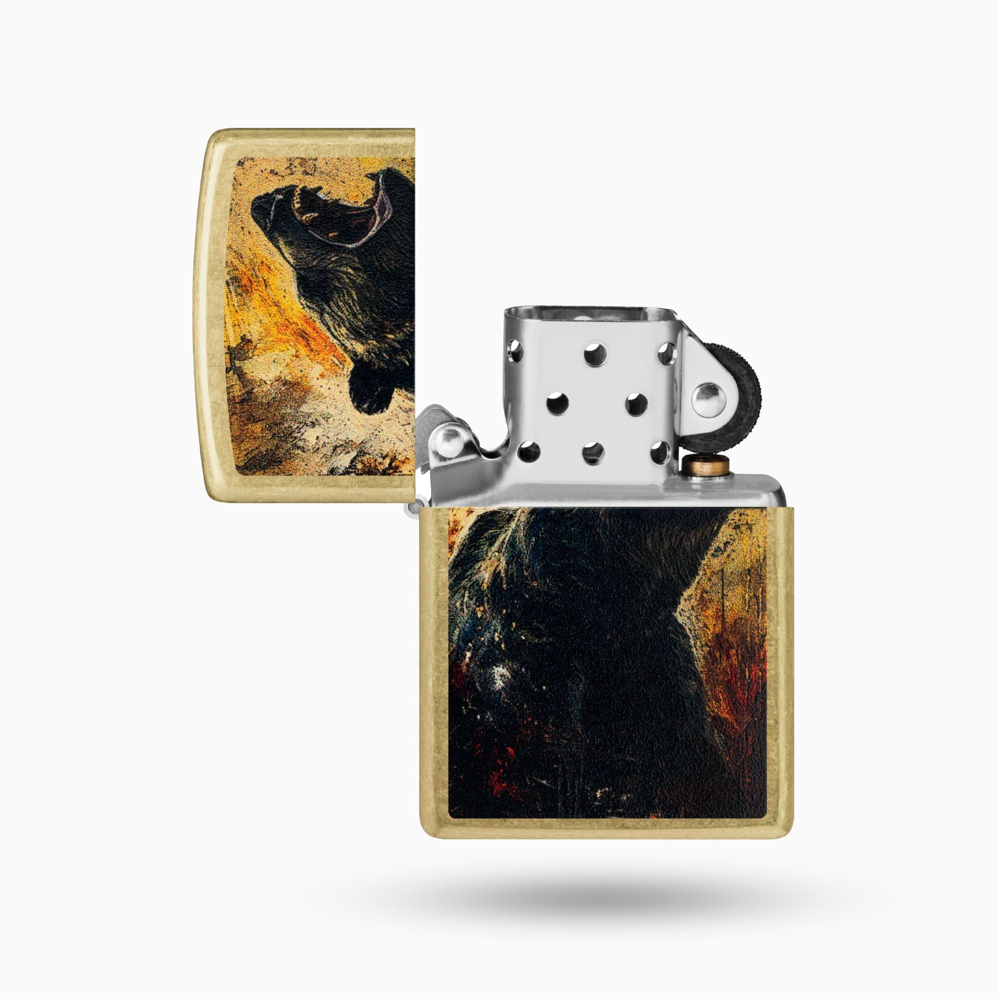 Zippo Grizzly Roar Design Windproof Lighter