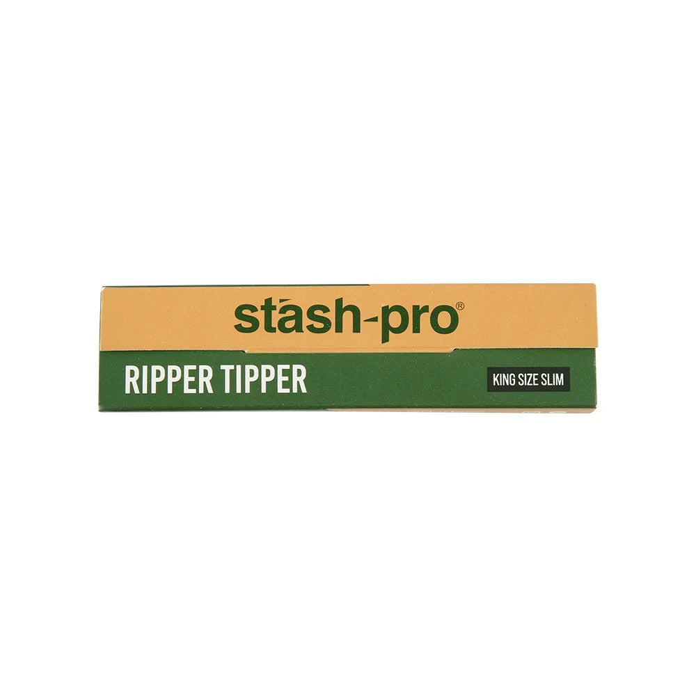 Stash pro Brown Ripper Rolling Paper 32 Leaves + 32 Roaches Stash Pro