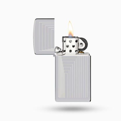 Zippo Slim® Laser Pattern Design WIndproof Lighter