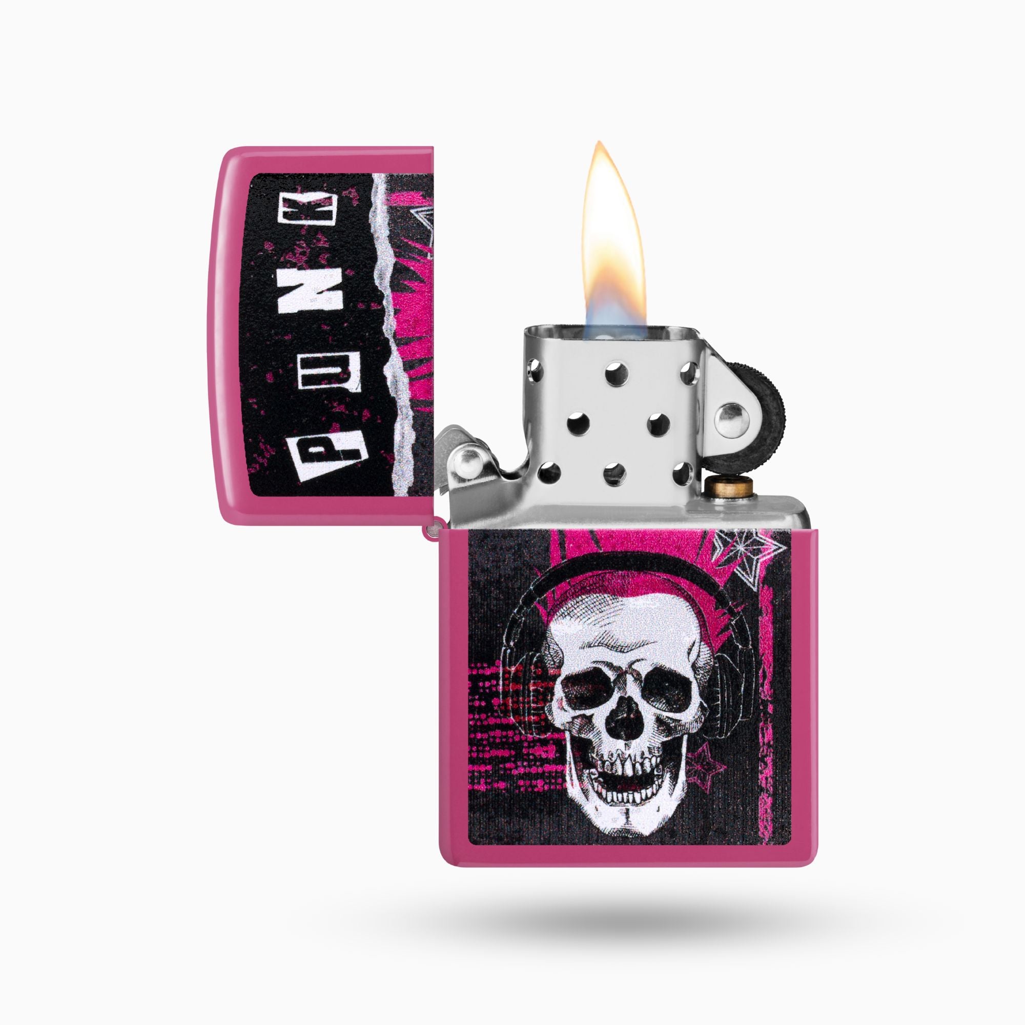 Zippo Punk Skull Design Windproof Lighter