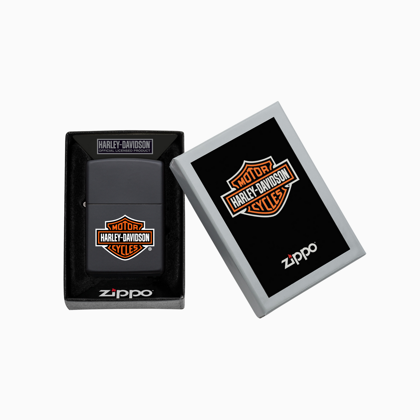 Zippo Harley-Davidson Black Matte  Windproof Lighter