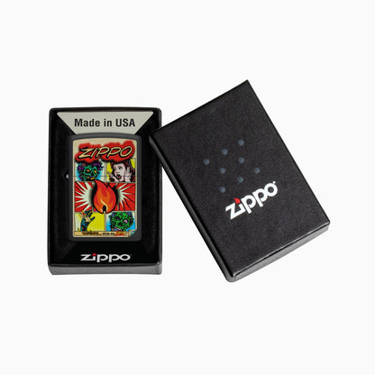 Zippo Comic Zombies Design WIndproof Lighter