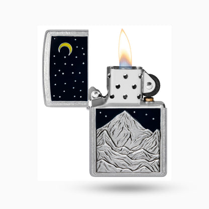 Zippo Mountain Emblem Design WIndproof Lighter