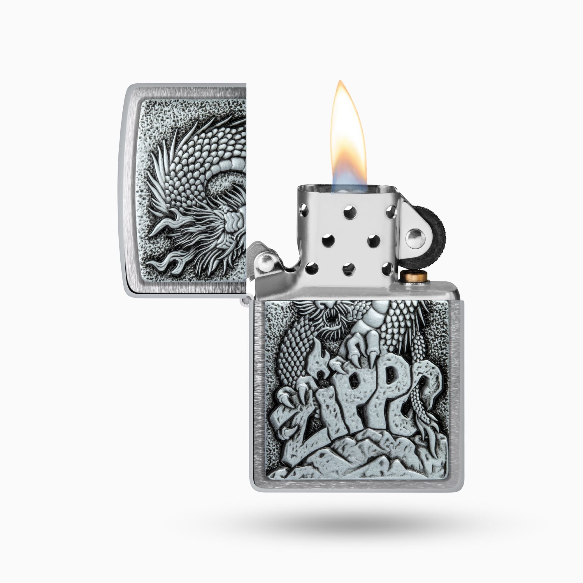 Zippo Dragon Emblem Design Windproof Lighter