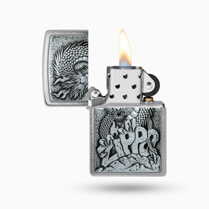 Zippo Dragon Emblem Design Windproof Lighter