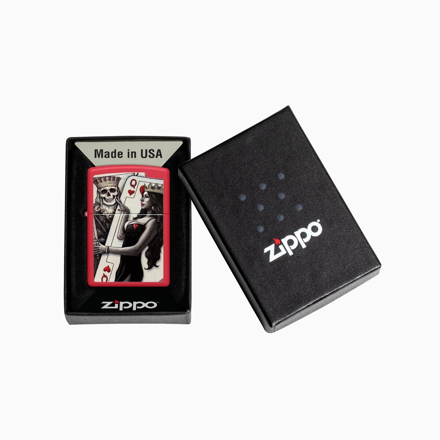 Zippo Skull King Queen Beauty  Windproof Lighter