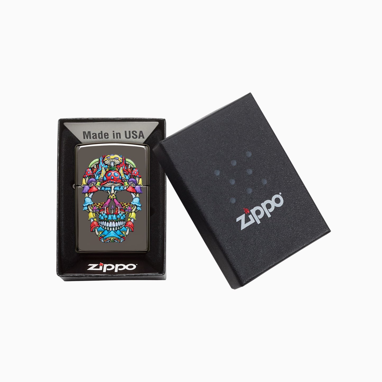 Zippo Mushroom Skull Windproof Lighter