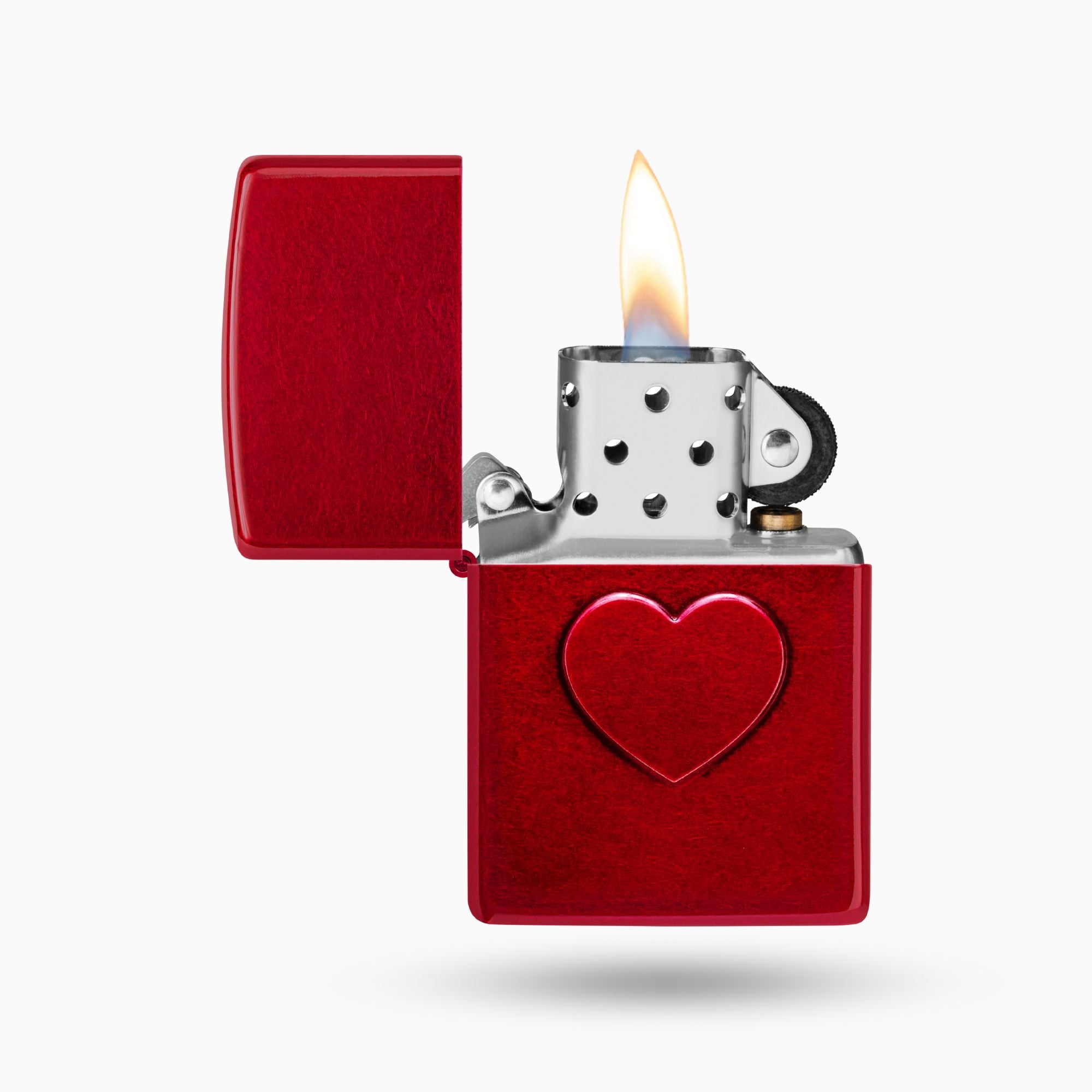 Zippo Stamped Heart Design Windproof Lighter