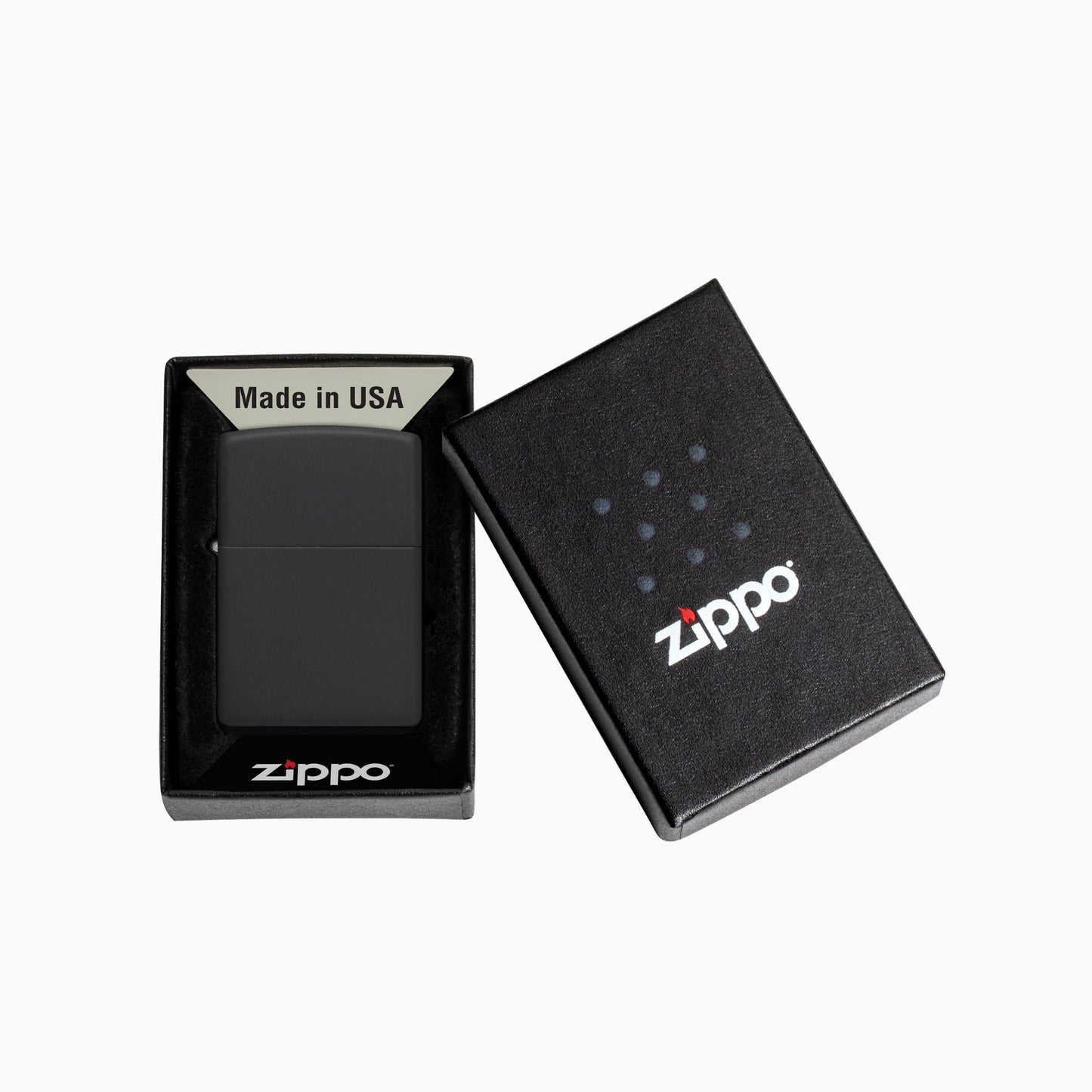 Zippo Classic Black Matte Windproof Lighter