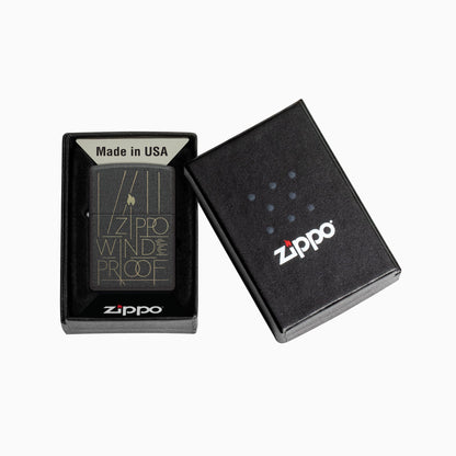 Zippo Line Art Design  Windproof Lighter