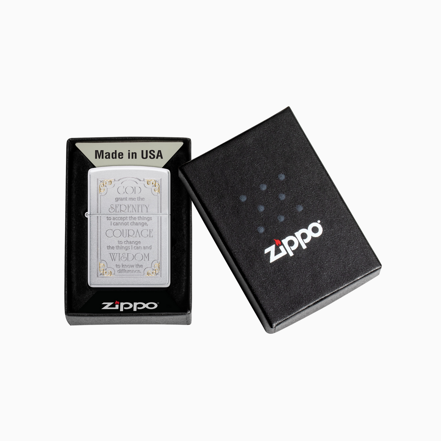 Zippo Serenity Prayer Windproof Lighter