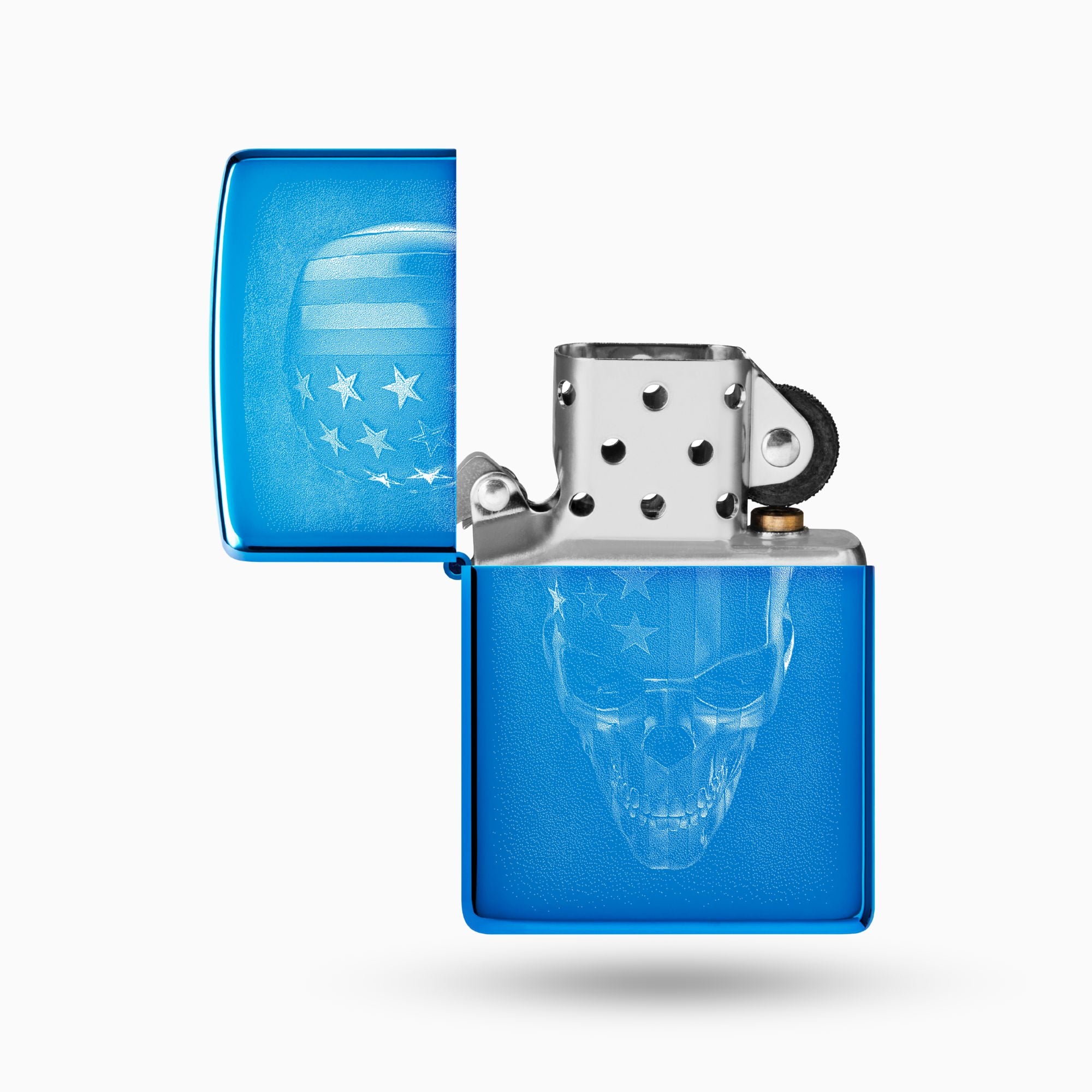 Zippo American Skull Design Windproof Lighter