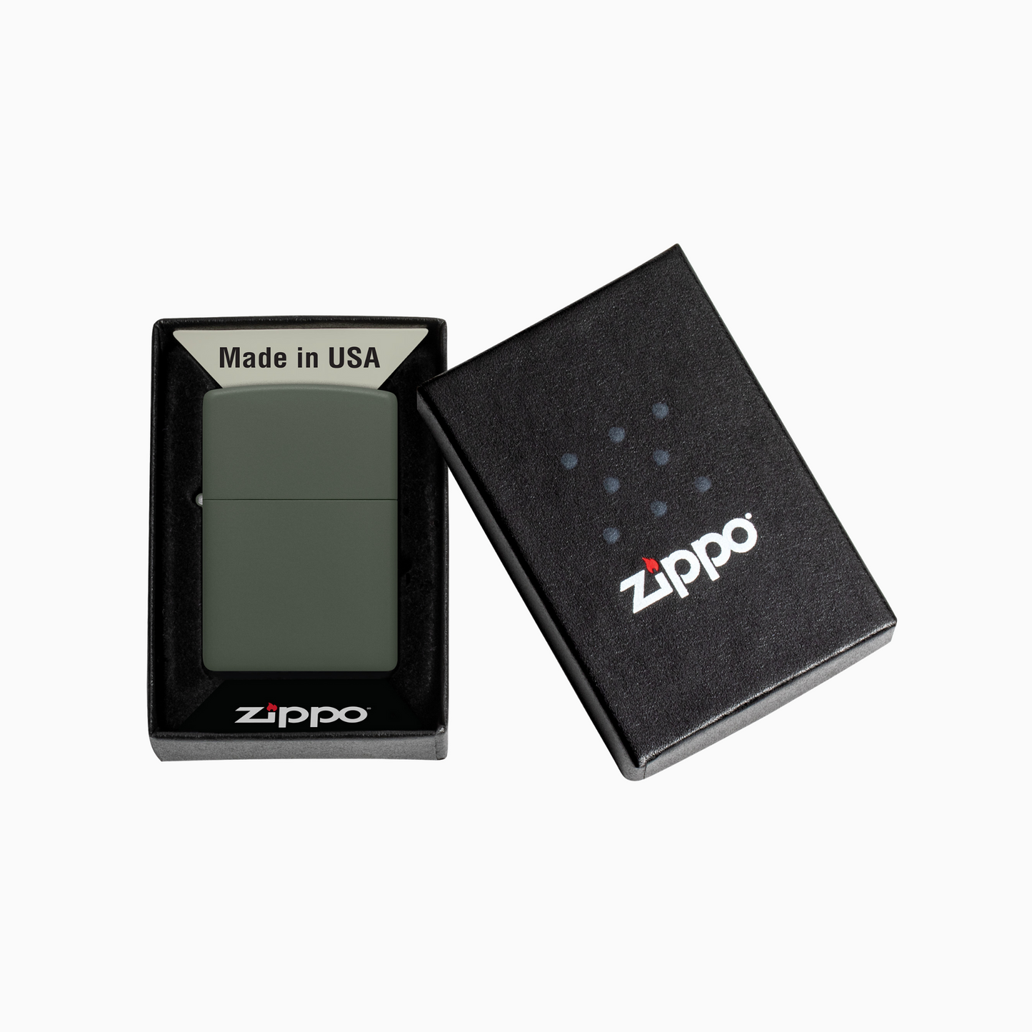 Zippo Classic Green Matte Windproof Lighter