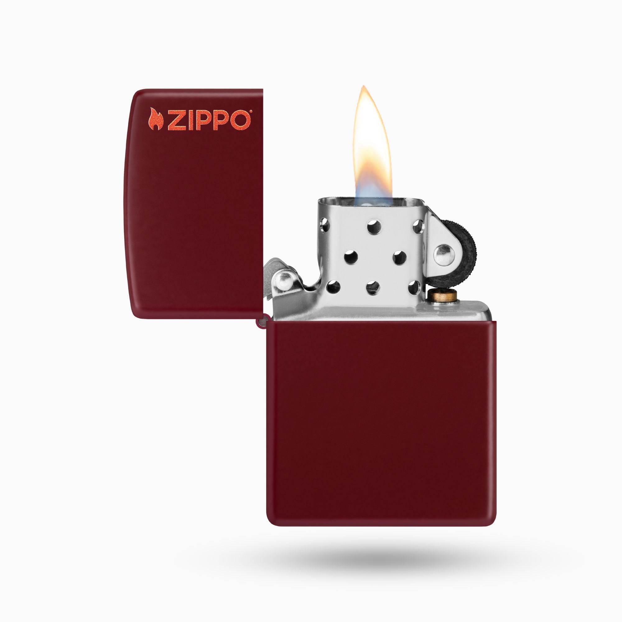 Zippo Classic Merlot Logo Windproof Lighter