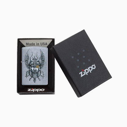 Zippo Viking Warrior Design  Windproof Lighter