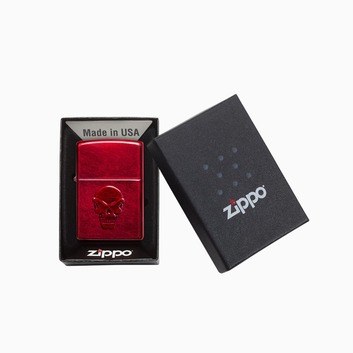 Zippo Doom Red Skull Windproof Lighter