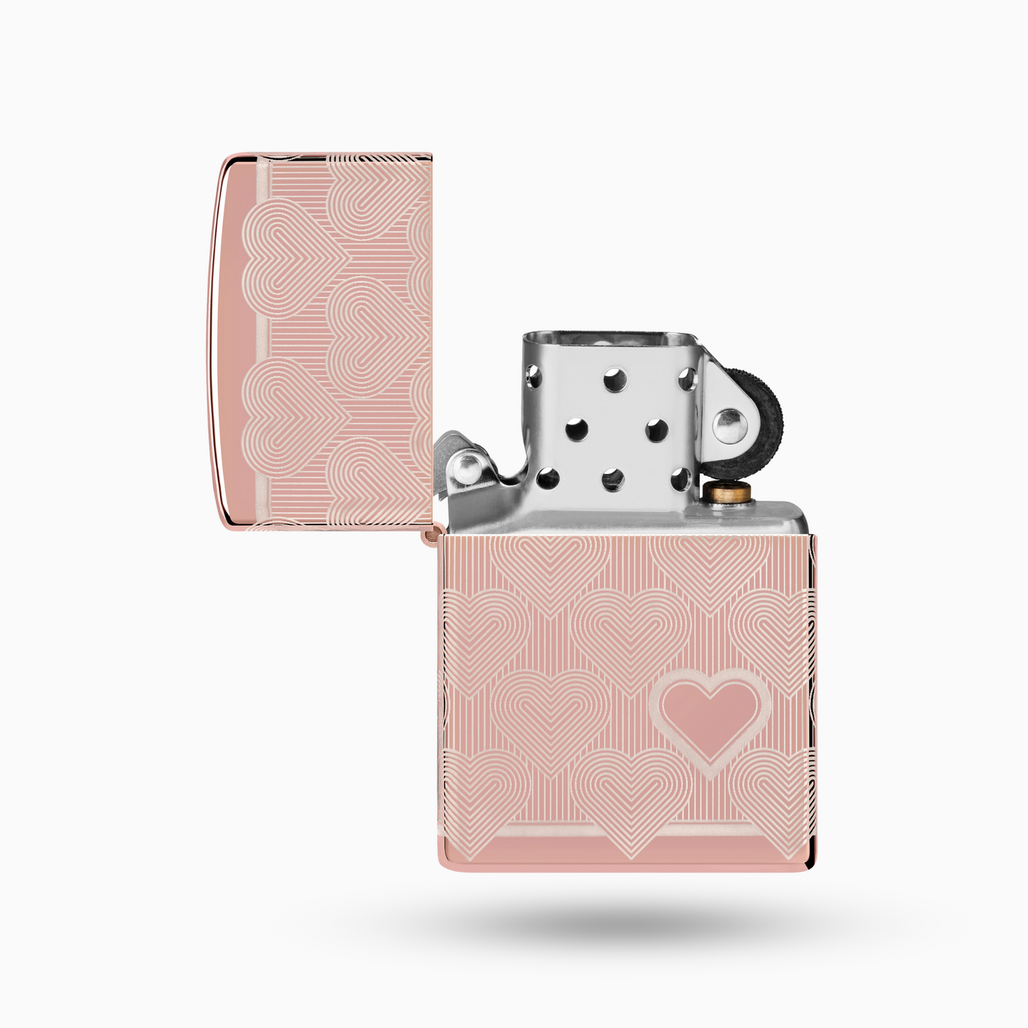 Zippo Heart Design Windproof Lighter