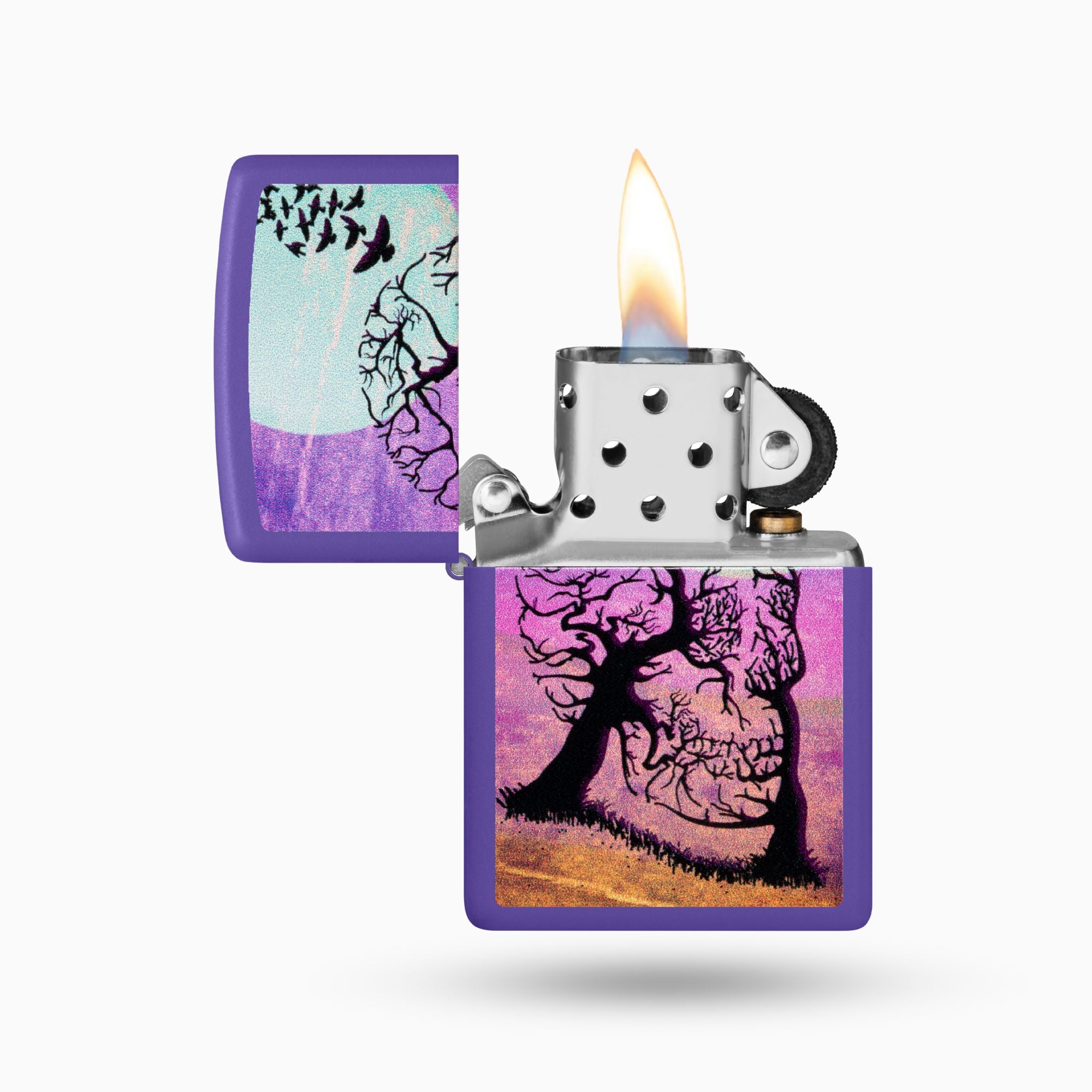 Zippo Skull Tree Design Windproof Lighter