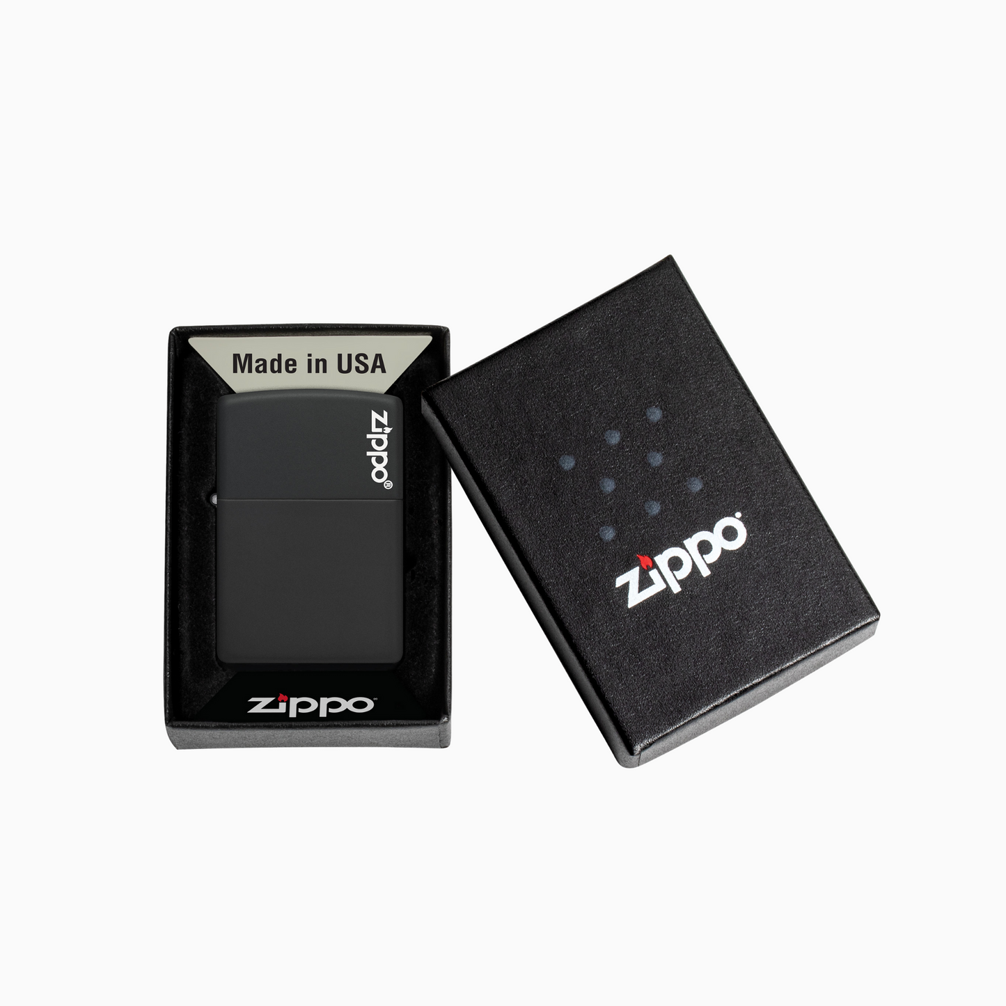 Zippo Classic Black and Red Zippo  Windproof Lighter