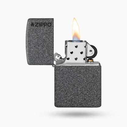 Zippo Classic Iron Logo Windproof Lighter