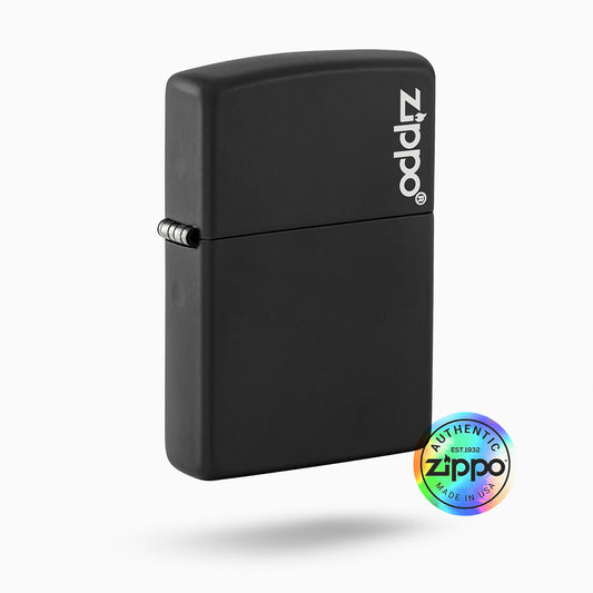 Zippo Classic Black Matte with Zippo Logo