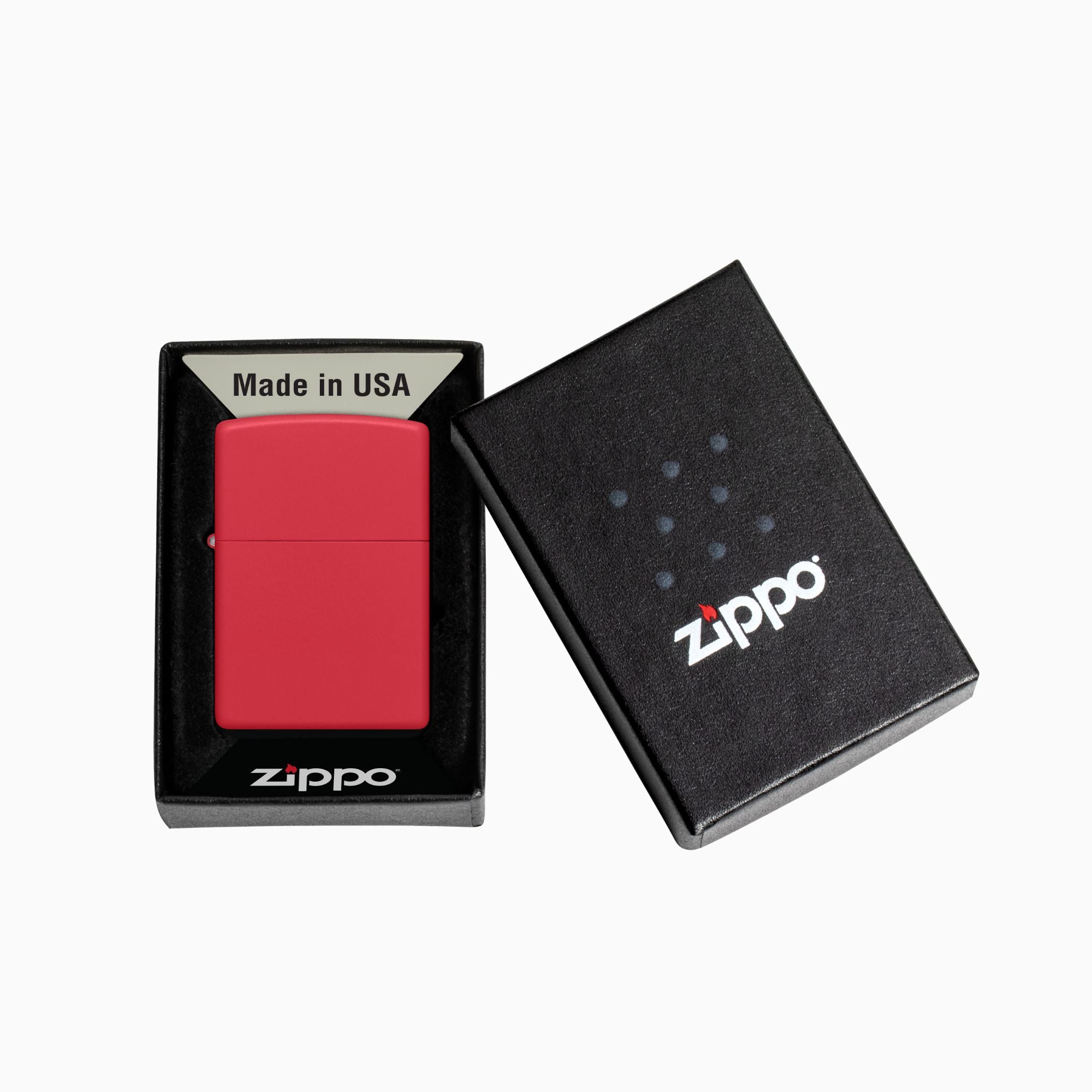 Zippo Classic Red Matte Windproof Lighter