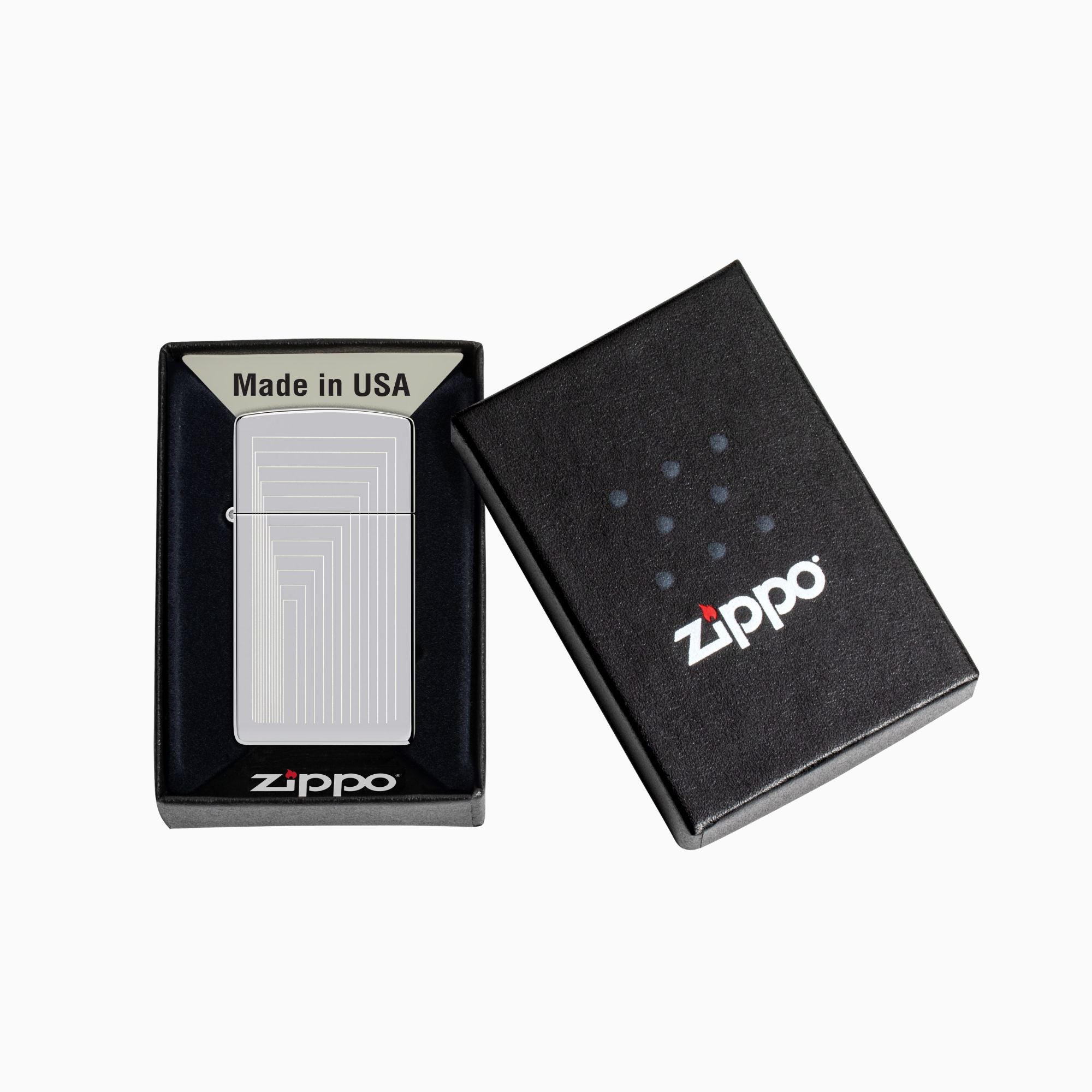 Zippo Slim® Laser Pattern Design WIndproof Lighter
