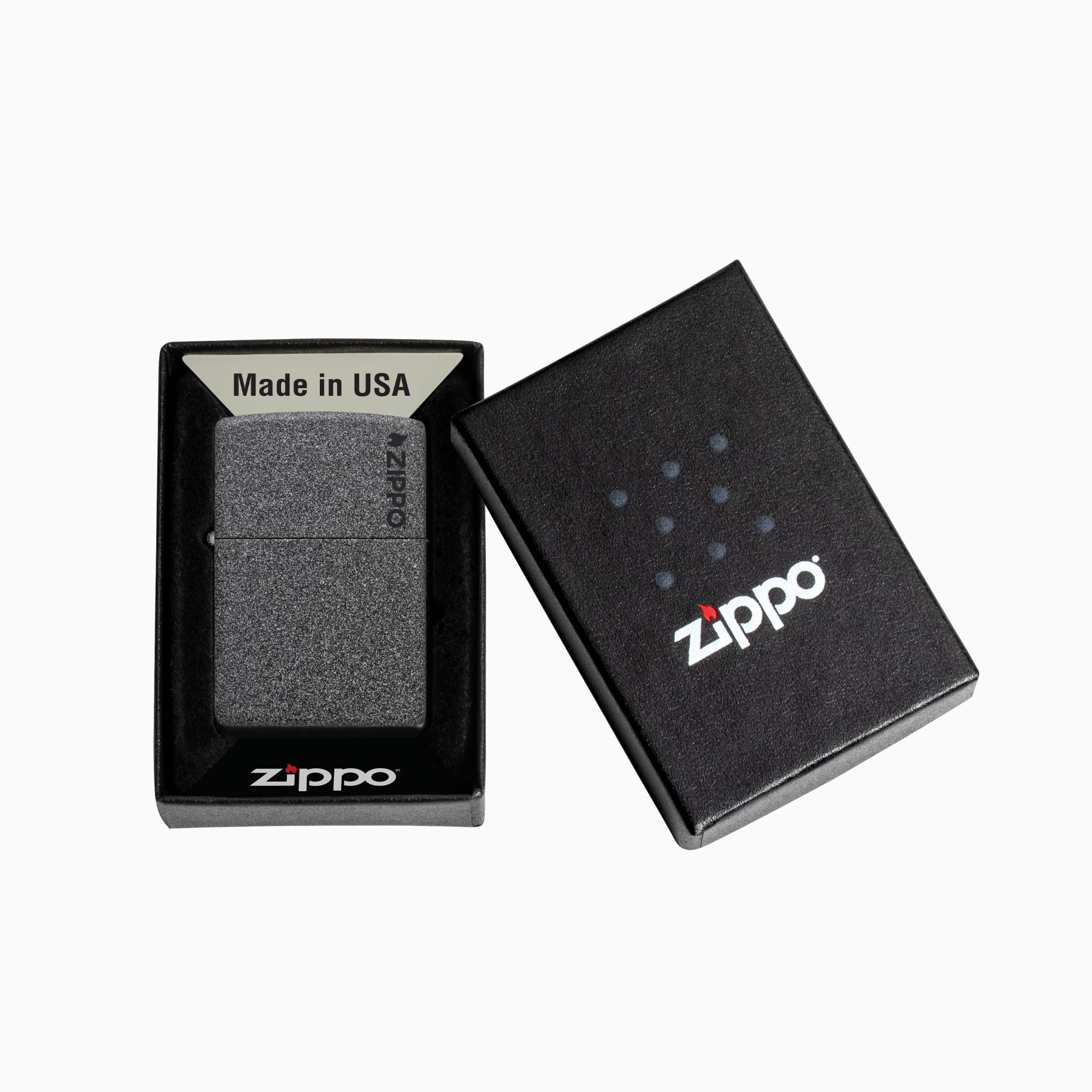 Zippo Classic Iron Logo Windproof Lighter