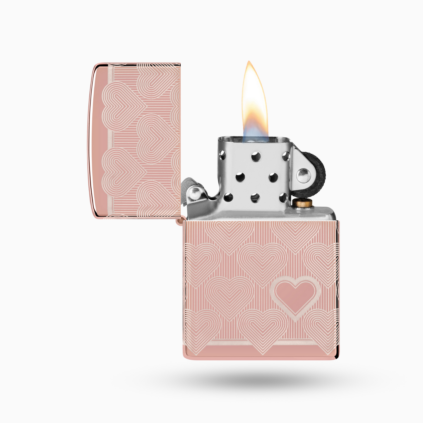 Zippo Heart Design Windproof Lighter