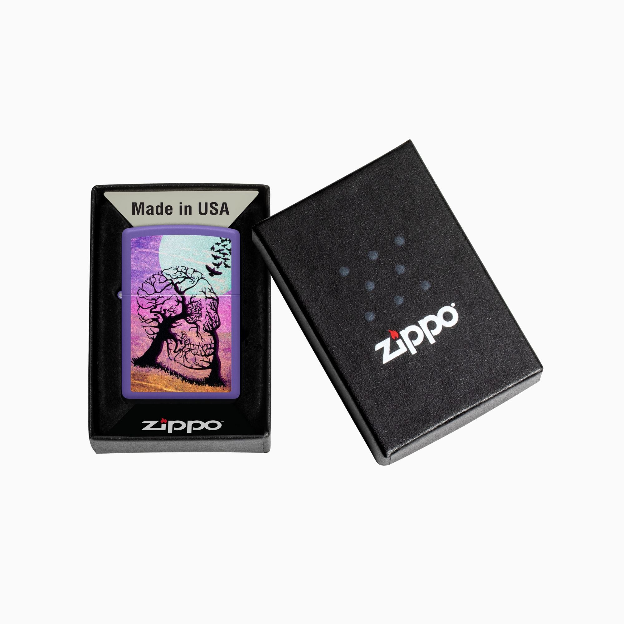 Zippo Skull Tree Design Windproof Lighter