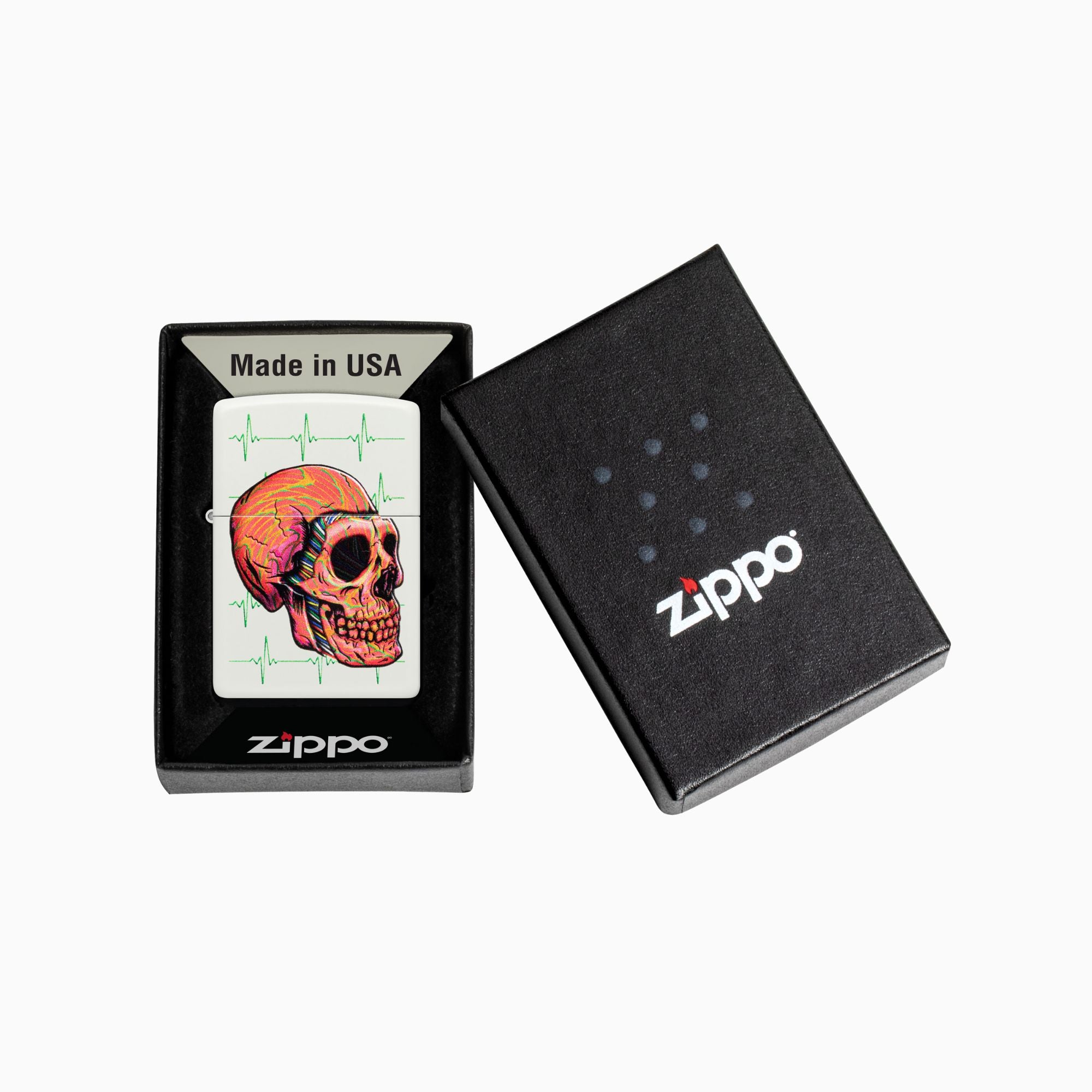 Zippo Cyber Skull Design Windproof Lighter