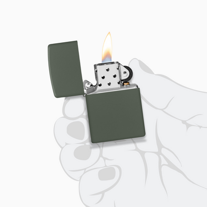 Zippo Classic Green Matte Windproof Lighter