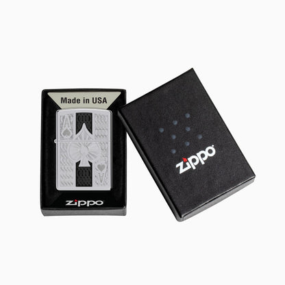 Zippo Intricate Spade Design Windproof Lighter