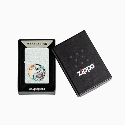 Zippo Floral Yin and Yang Design Windproof Lighter