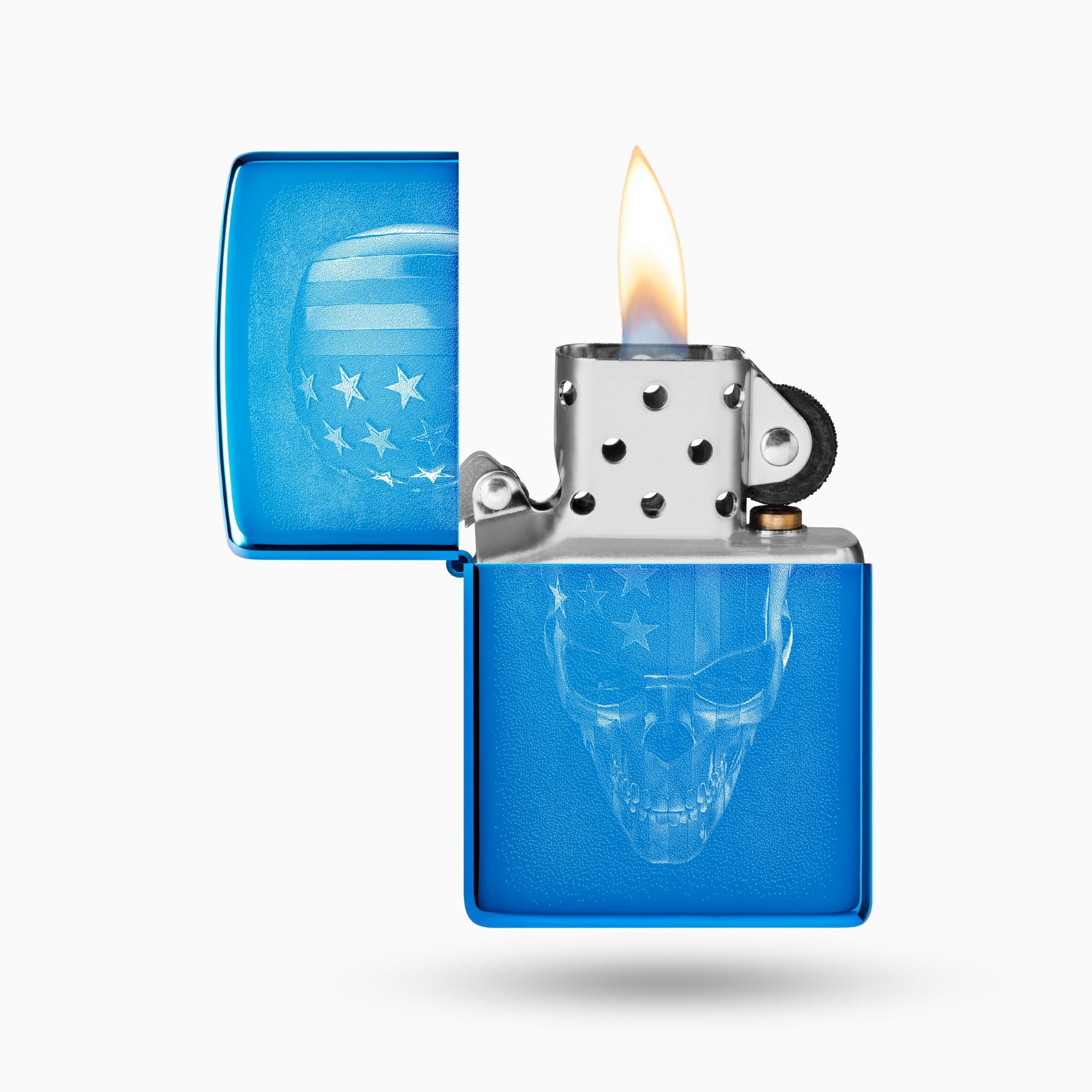 Zippo American Skull Design Windproof Lighter