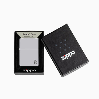 Zippo Armor® Chrome Flame Design Windproof Lighter