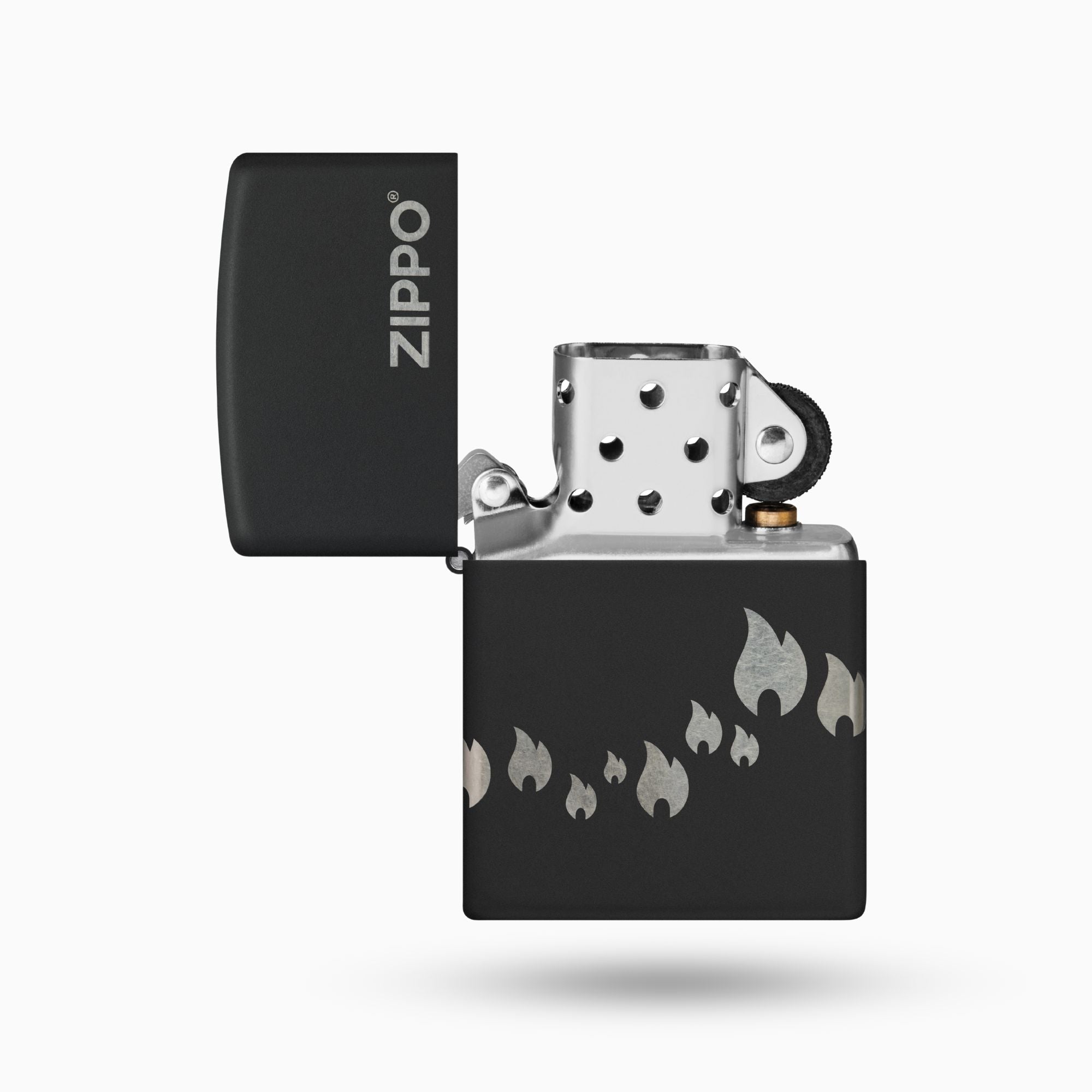 Zippo Black Flame Design Windproof Lighter