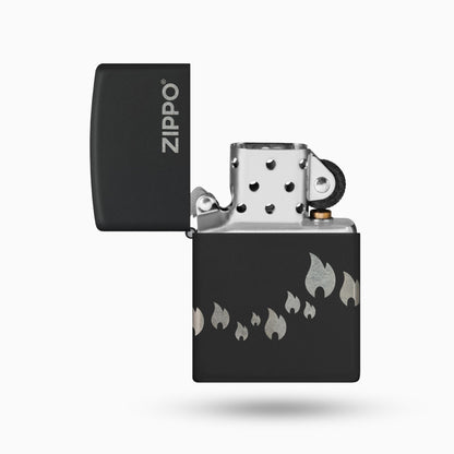 Zippo Black Flame Design Windproof Lighter