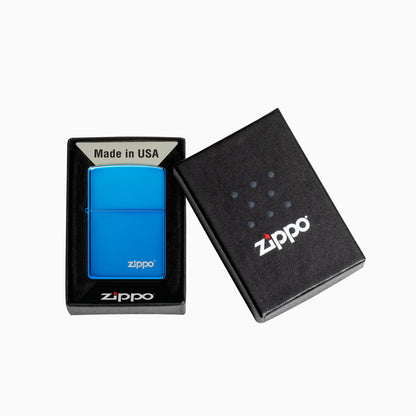 Zippo High Polish Blue Windproof Lighter