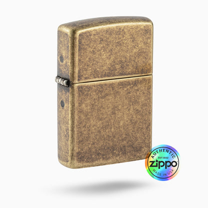 Zippo Classic Antique Brass Windproof Lighter