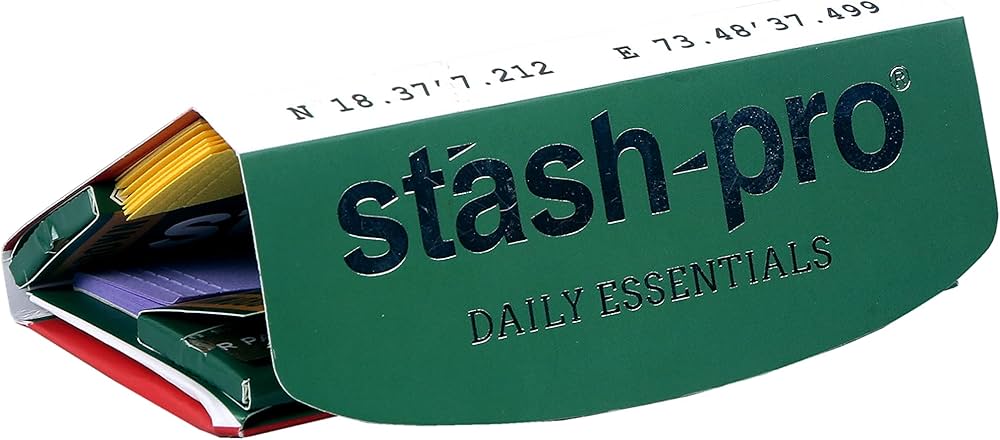 Stash pro Brown Rolling Paper (32 *2) + Roaches (32* 2 tips)  with Crushing Tray - Stash Pro