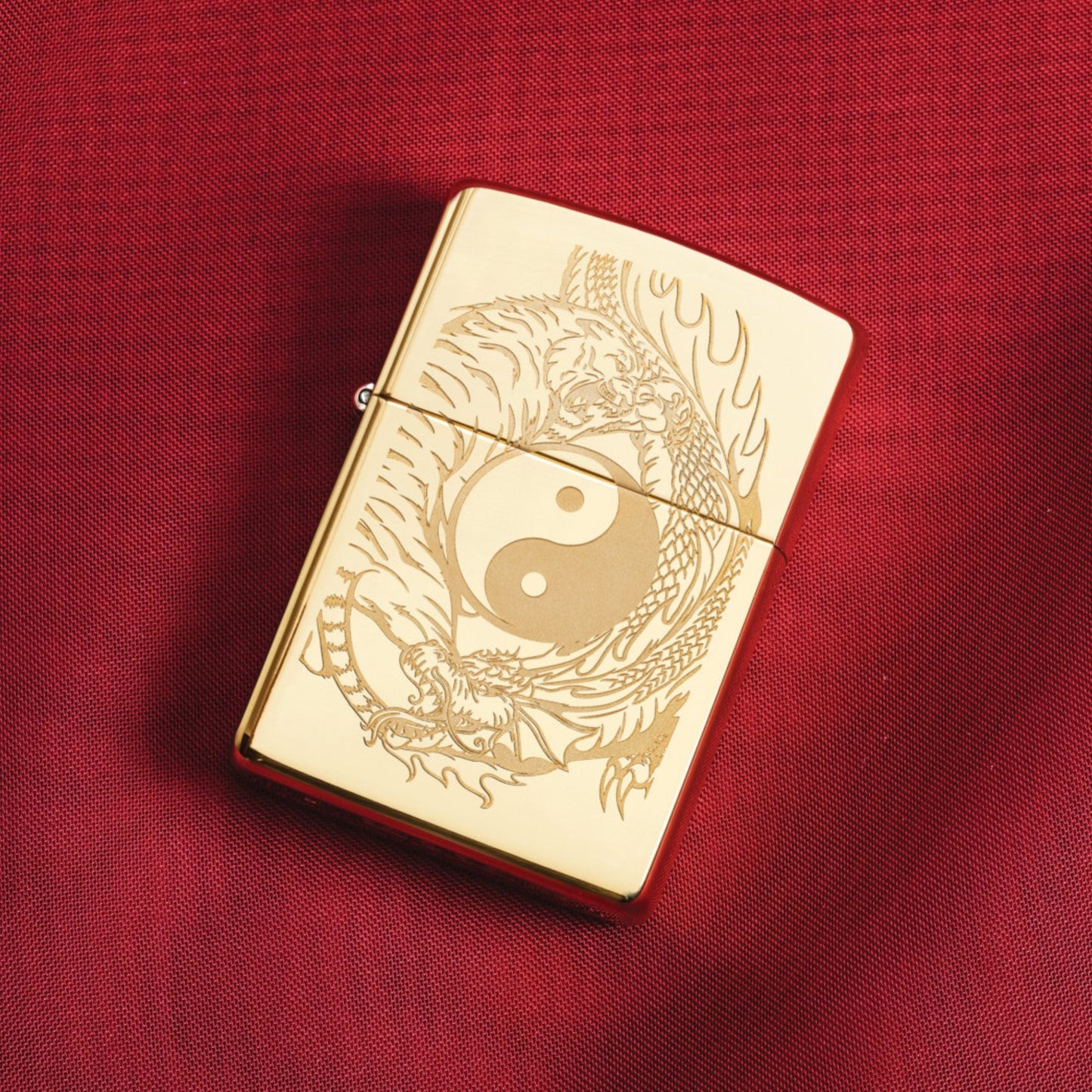 Zippo Tiger and Dragon Design Windproof Lighter