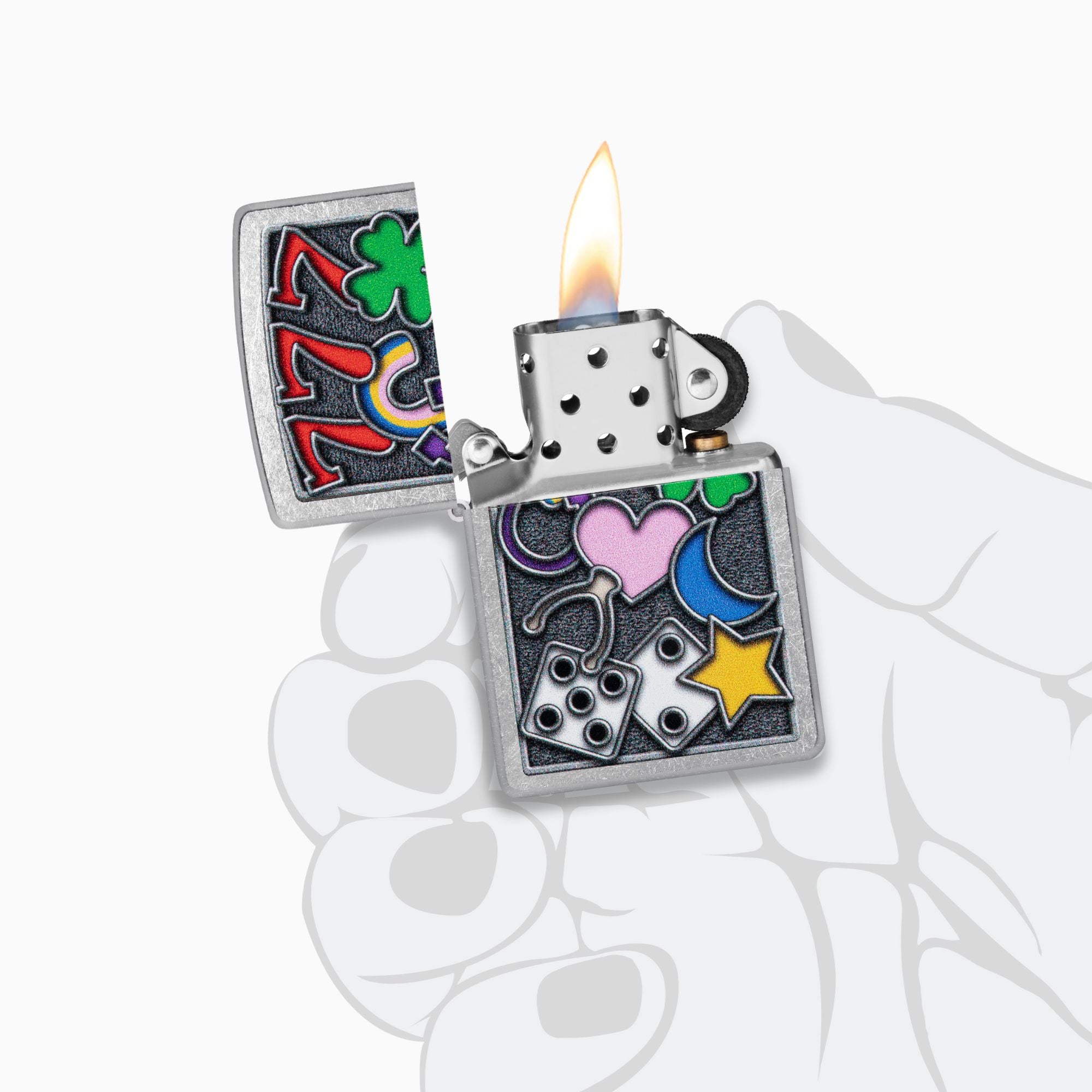 Zippo All Luck Design Windproof Lighter