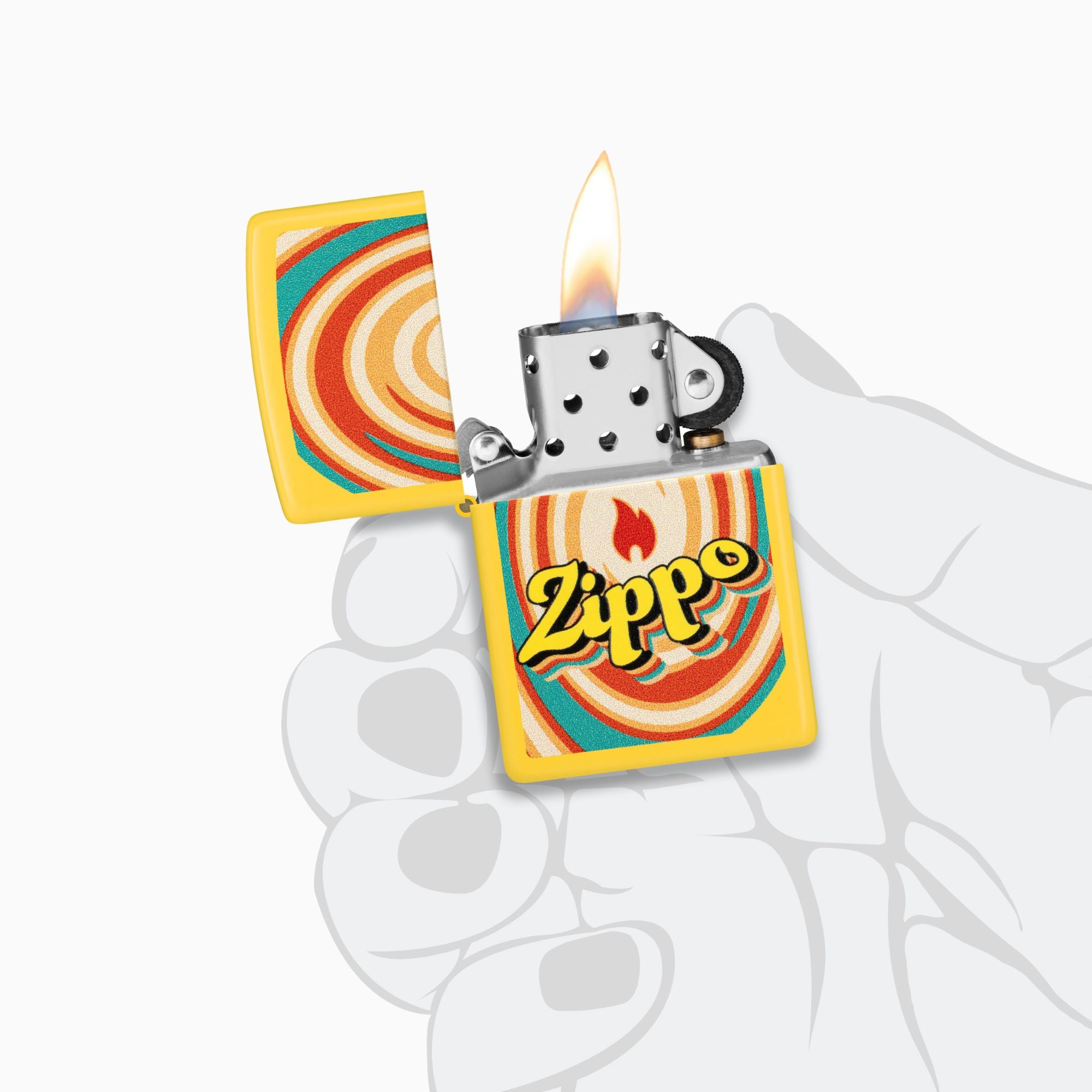 Zippo Swirls Design Windproof Lighter