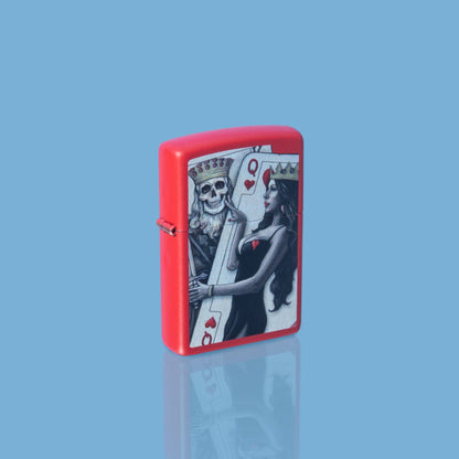 Zippo Skull King Queen Beauty  Windproof Lighter