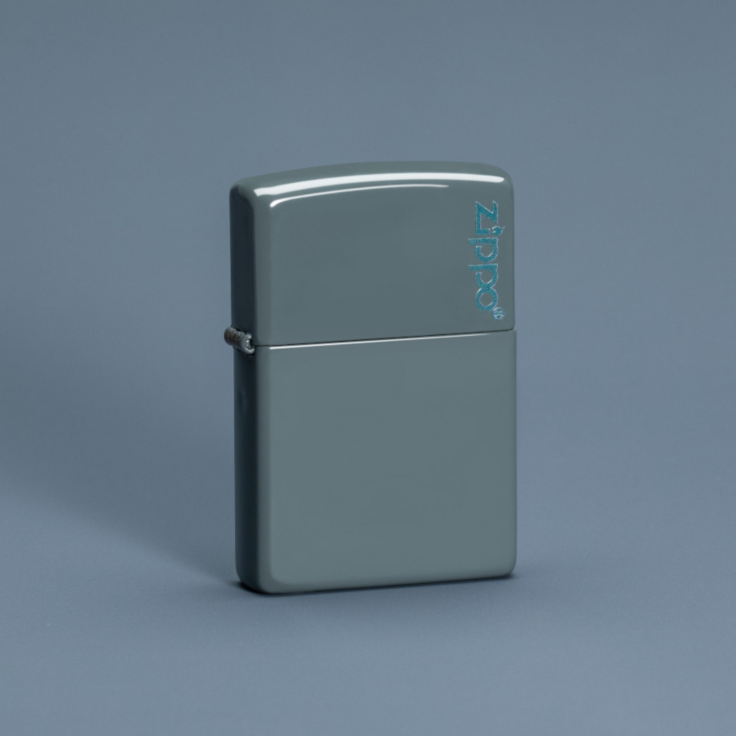 Classic Flat Grey Zippo Logo Windproof Lighters